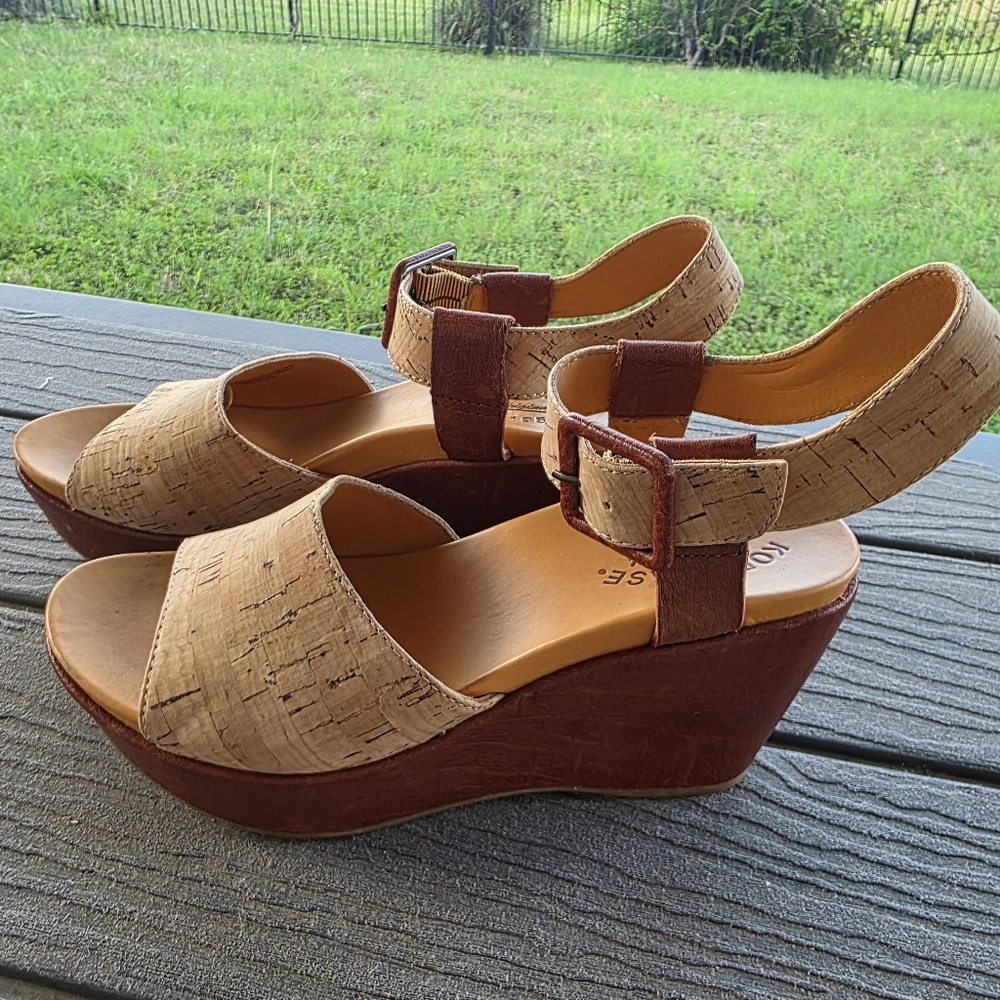 Women's Cork Wedge Sandals